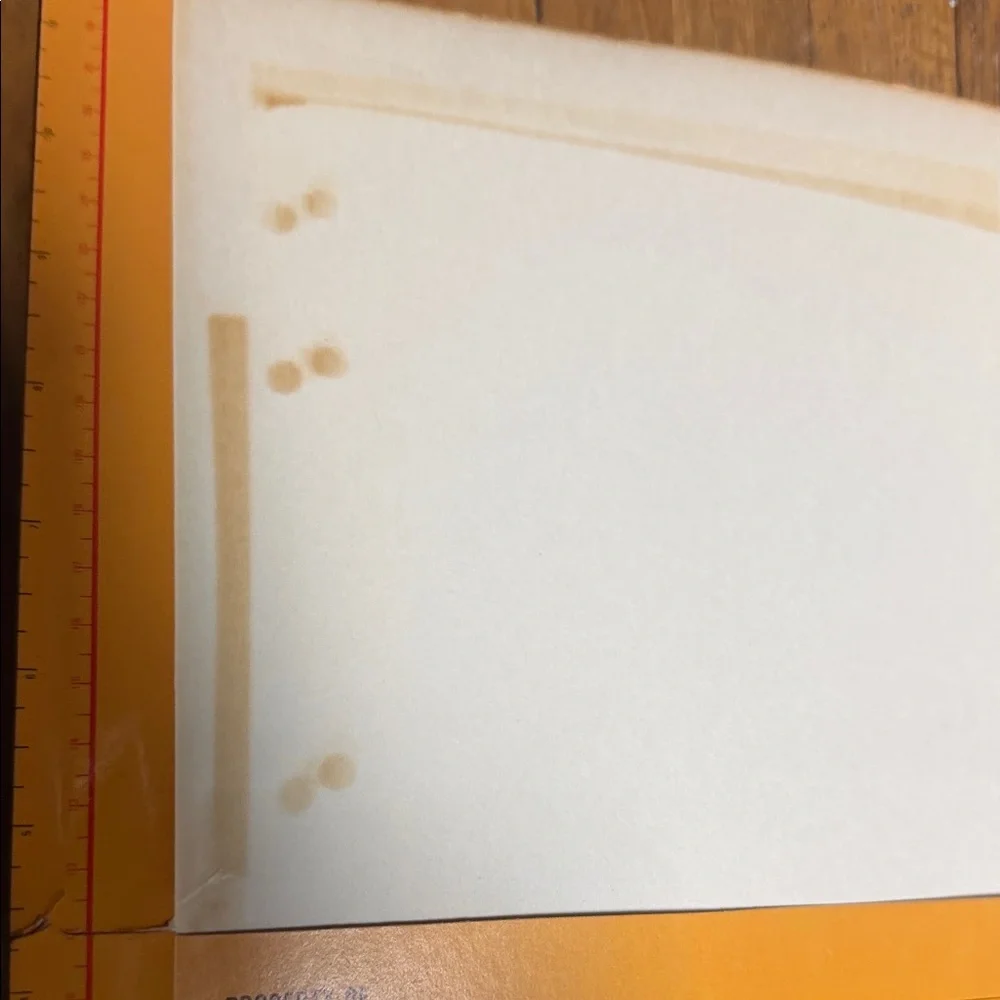 1977 vintage Silhouette Couple Sunset office, paperwork, school folder